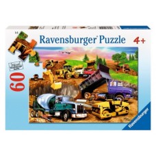 60 pc Ravensburger Puzzle - Construction Crowd 